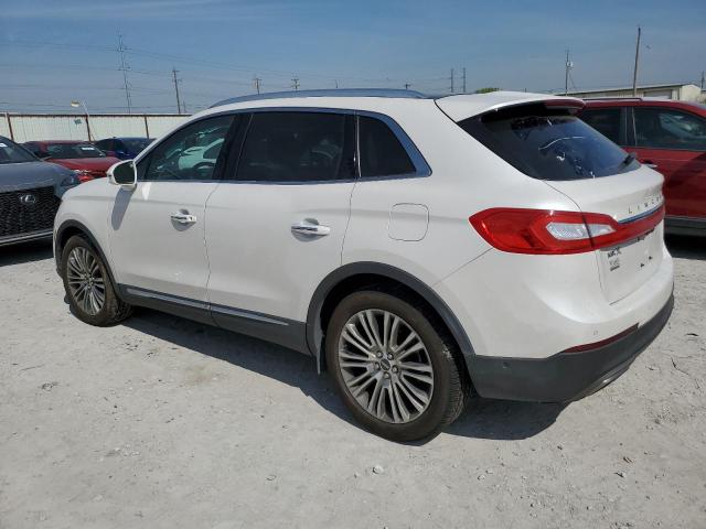 2LMPJ6LR9HBL11459 - 2017 LINCOLN MKX RESERVE WHITE photo 2