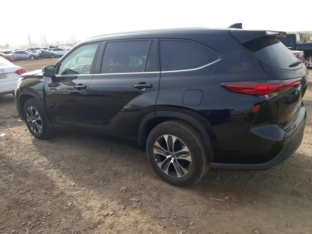 5TDGZRAH2NS554254 - 2022 TOYOTA HIGHLANDER XLE BLACK photo 2