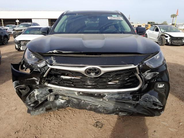 5TDGZRAH2NS554254 - 2022 TOYOTA HIGHLANDER XLE BLACK photo 5