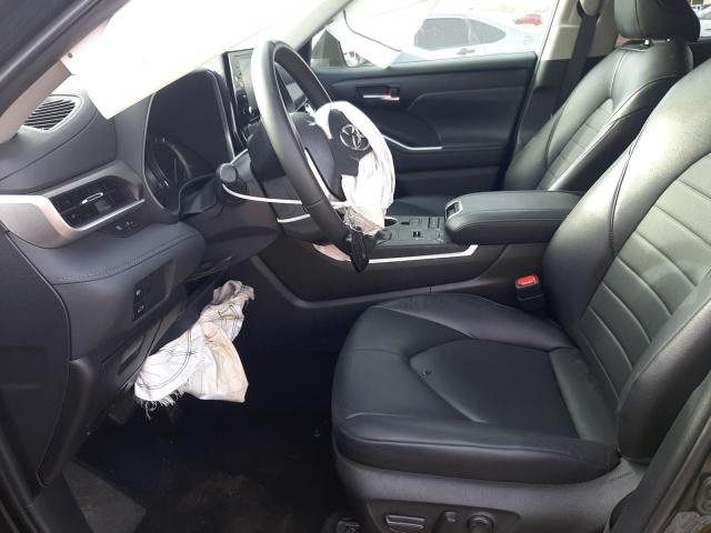 5TDGZRAH2NS554254 - 2022 TOYOTA HIGHLANDER XLE BLACK photo 7