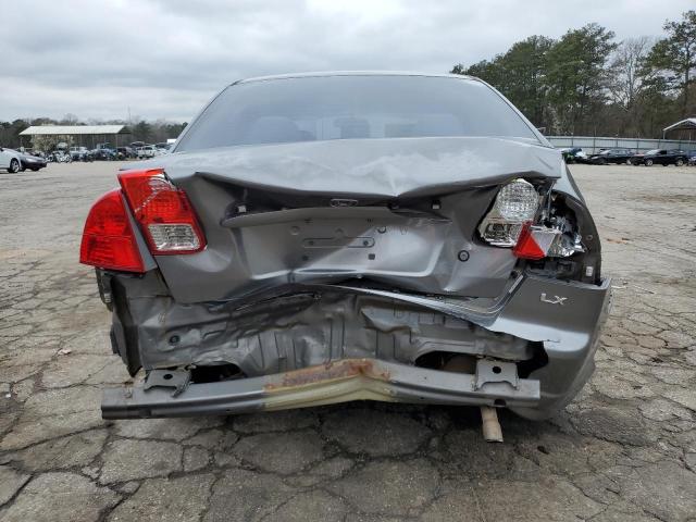 2HGES16534H629876 - 2004 HONDA CIVIC LX GRAY photo 6