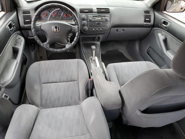 2HGES16534H629876 - 2004 HONDA CIVIC LX GRAY photo 8