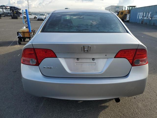 2HGFA16537H504971 - 2007 HONDA CIVIC LX SILVER photo 6