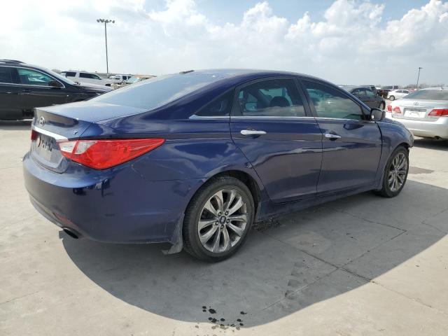 5NPEC4AB7BH193256 - 2011 HYUNDAI SONATA SE BLUE photo 3