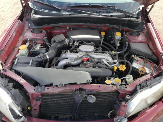 JF2SH6BC5AG789106 - 2010 SUBARU FORESTER XS Tünd qırmızı foto 11