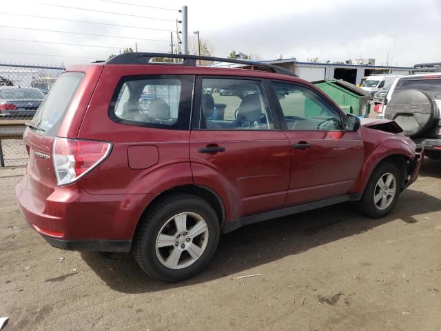 JF2SH6BC5AG789106 - 2010 SUBARU FORESTER XS Tünd qırmızı foto 3