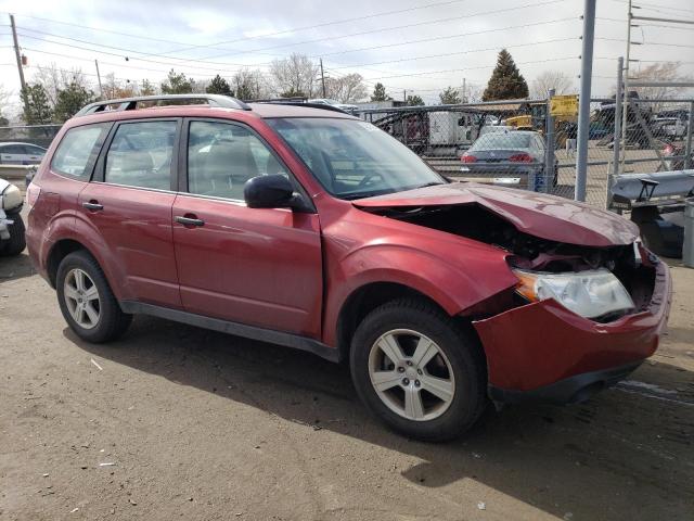 JF2SH6BC5AG789106 - 2010 SUBARU FORESTER XS MAROON photo 4