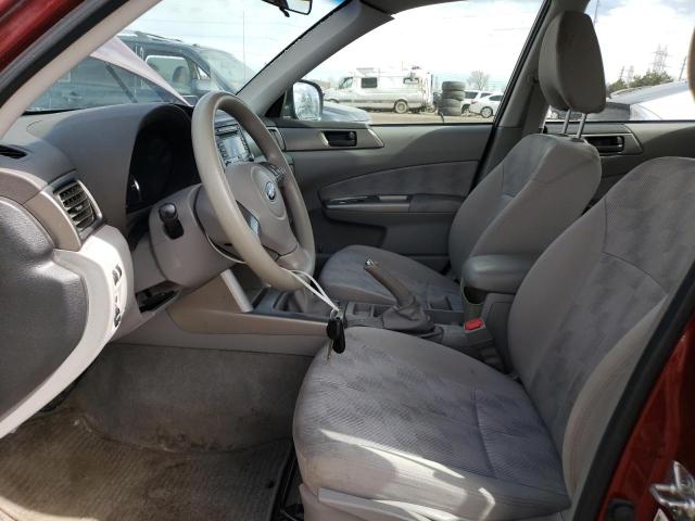 JF2SH6BC5AG789106 - 2010 SUBARU FORESTER XS Tünd qırmızı foto 7