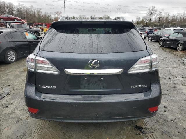 2T2BK1BA6AC040844 - 2010 LEXUS RX 350 CHARCOAL photo 6