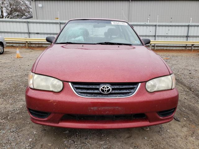 1NXBR12E31Z537741 - 2001 TOYOTA COROLLA CE RED photo 5