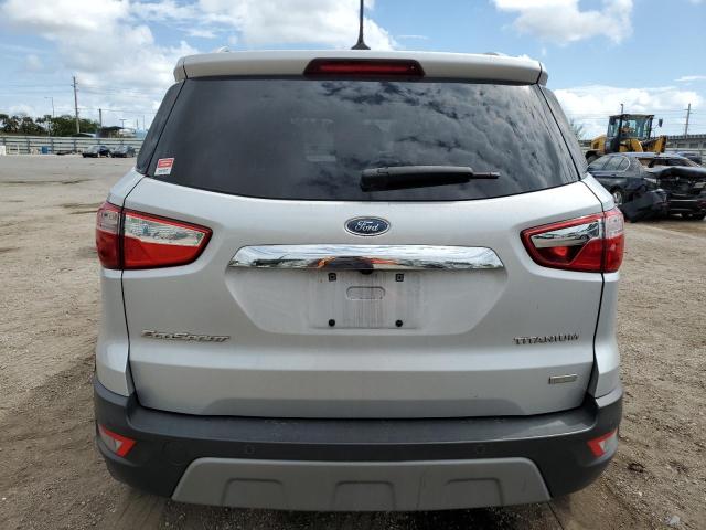 MAJ3P1VE2JC188562 - 2018 FORD ECOSPORT TITANIUM SILVER photo 6