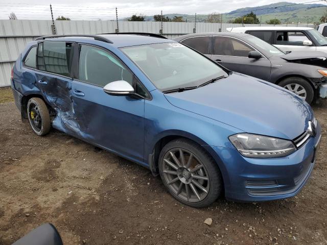 3VW017AU5HM503231 - 2017 VOLKSWAGEN GOLF SPORT S BLUE photo 4