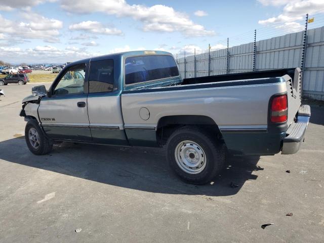 3B7HC13YXVG704422 - 1997 DODGE RAM 1500 GREEN photo 2