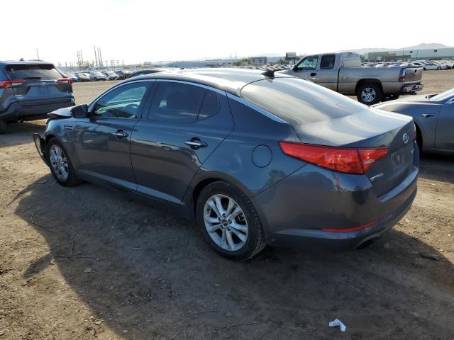 KNAGN4A70B5114425 - 2011 KIA OPTIMA EX CHARCOAL photo 2