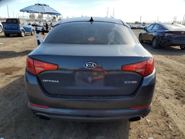 KNAGN4A70B5114425 - 2011 KIA OPTIMA EX CHARCOAL photo 6