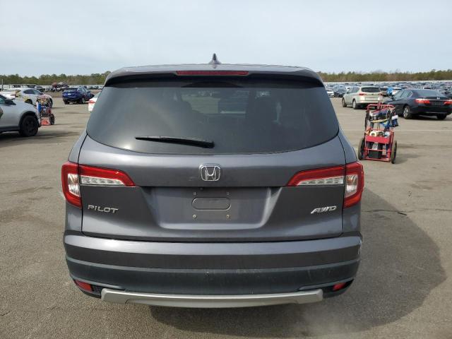 5FNYF6H44KB030604 - 2019 HONDA PILOT EXL GRAY photo 6