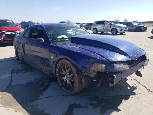 1FAFP42X74F221840 - 2004 FORD MUSTANG GT BLUE photo 4