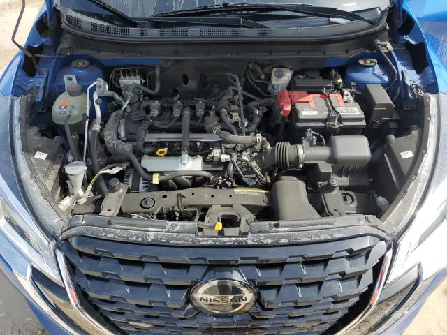 3N1CP5BV9ML518134 - 2021 NISSAN KICKS S BLUE photo 12