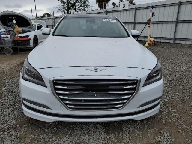 KMHGN4JEXGU136717 - 2016 HYUNDAI GENESIS 3.8L WHITE photo 5