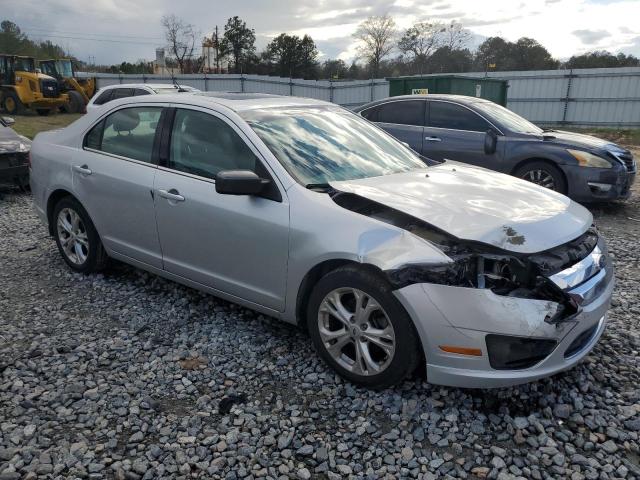 3FAHP0HA0CR103604 - 2012 FORD FUSION SE SILVER photo 4