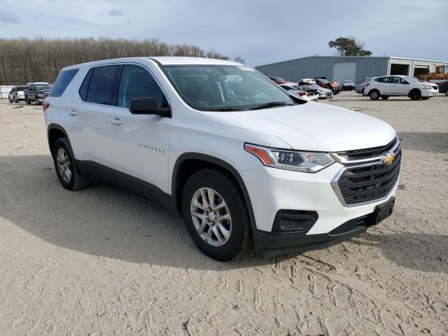 1GNERFKW0JJ215106 - 2018 CHEVROLET TRAVERSE LS WHITE photo 4