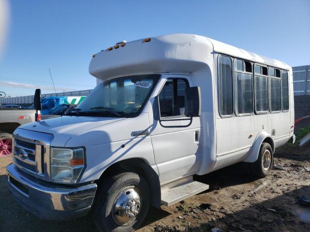 1FD3E35P68DA50777 - 2008 FORD ECONOLINE E350 SUPER DUTY CUTAWAY VAN WHITE photo 1