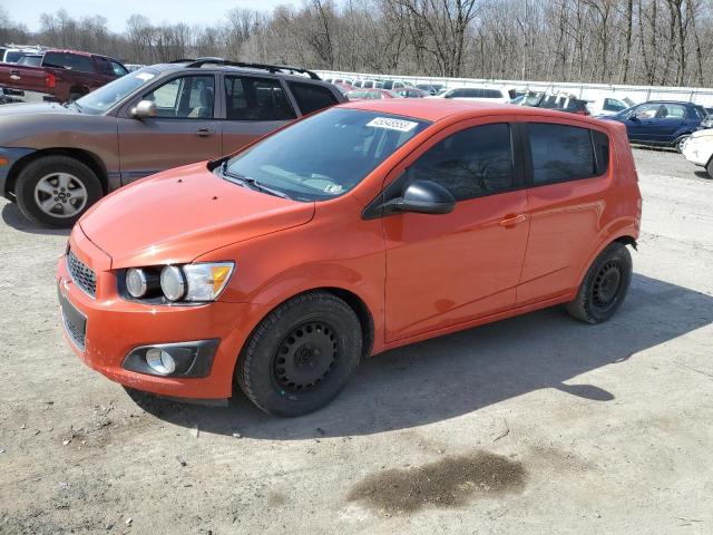 1G1JB6SH6C4108701 - 2012 CHEVROLET SONIC LS ORANGE photo 1