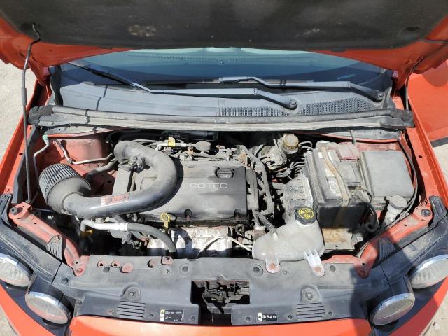 1G1JB6SH6C4108701 - 2012 CHEVROLET SONIC LS ORANGE photo 11