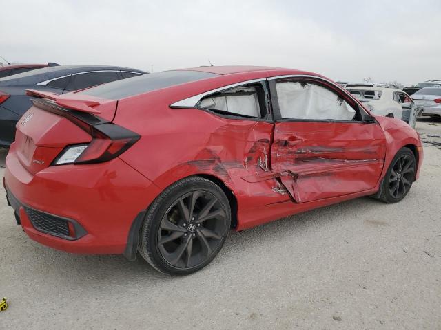 2HGFC4B8XKH301659 - 2019 HONDA CIVIC SPORT RED photo 3