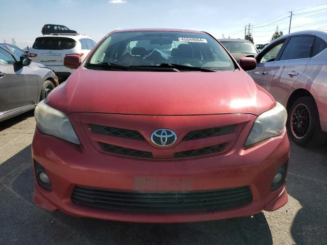 2T1BU4EE3DC124672 - 2013 TOYOTA COROLLA BASE RED photo 5