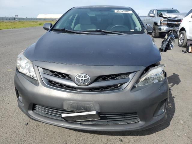 2T1BU4EE7BC635296 - 2011 TOYOTA COROLLA BASE CHARCOAL photo 5