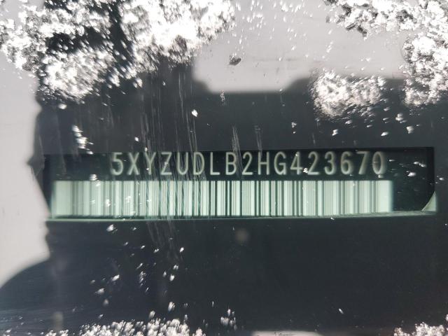 5XYZUDLB2HG423670 - 2017 HYUNDAI SANTA FE S WHITE photo 14