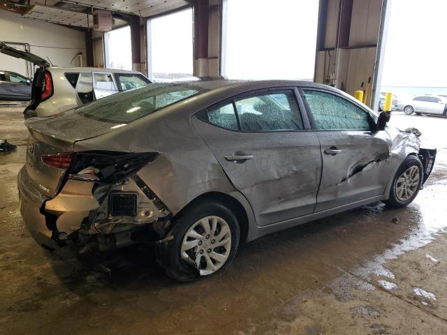 5NPD74LF8KH451462 - 2019 HYUNDAI ELANTRA SE GRAY photo 3