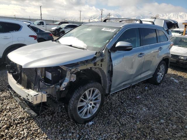 5TDJKRFH7FS174525 - 2015 TOYOTA HIGHLANDER XLE SILVER photo 1