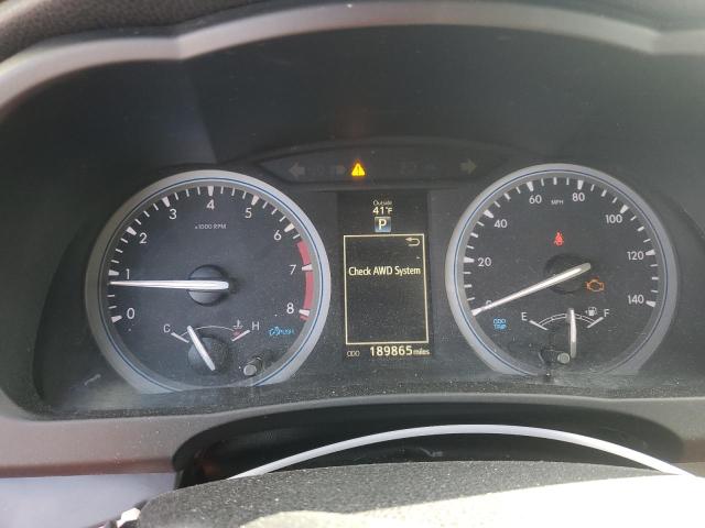 5TDJKRFH7FS174525 - 2015 TOYOTA HIGHLANDER XLE SILVER photo 9