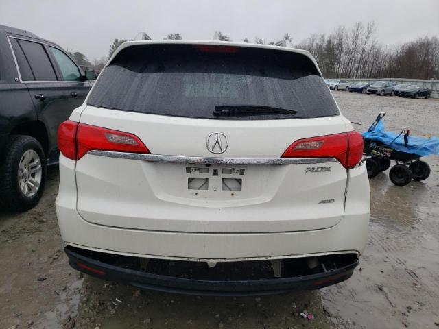 5J8TB4H36EL019415 - 2014 ACURA RDX WHITE photo 6