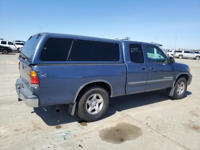 5TBRT34184S442006 - 2004 TOYOTA TUNDRA ACCESS CAB SR5 BLUE photo 3