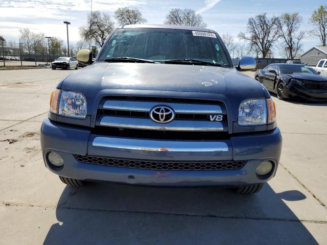 5TBRT34184S442006 - 2004 TOYOTA TUNDRA ACCESS CAB SR5 BLUE photo 5