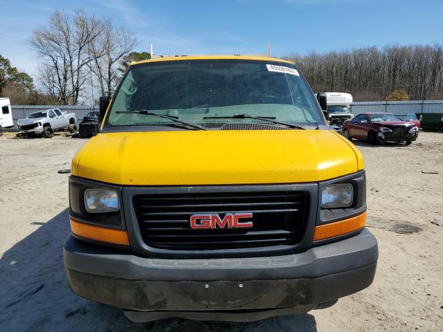 1GT2GUBA0A1901415 - 2010 GMC SAVANA G3500 YELLOW photo 5