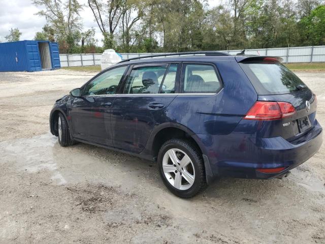 3VWCA7AU1FM512552 - 2015 VOLKSWAGEN GOLF SPORT TDI S BLUE photo 2