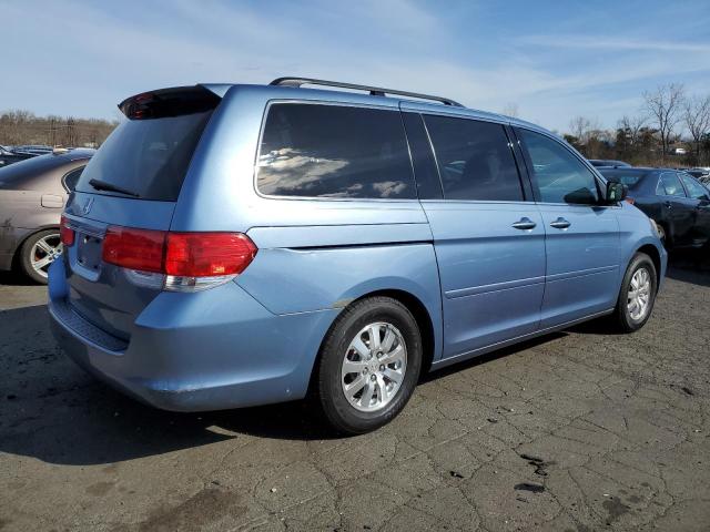 5FNRL38448B026752 - 2008 HONDA ODYSSEY EX BLUE photo 3