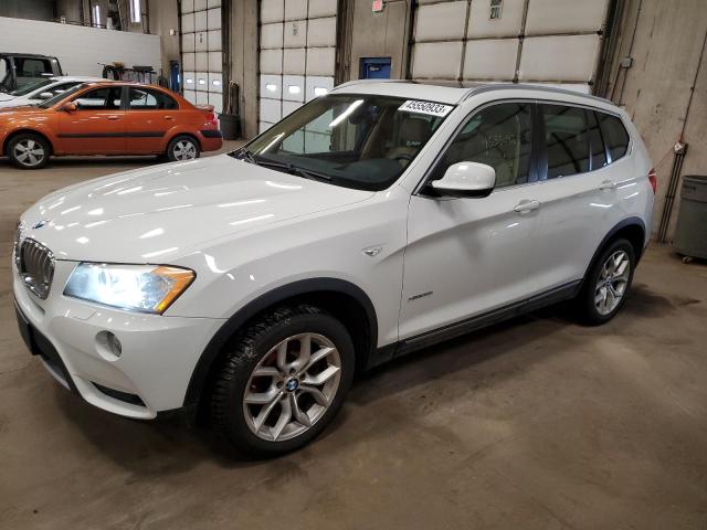 5UXWX7C59BL732455 - 2011 BMW X3 XDRIVE35I WHITE photo 1