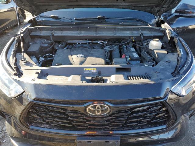 5TDHZRBH1MS131487 - 2021 TOYOTA HIGHLANDER XLE BLACK photo 12