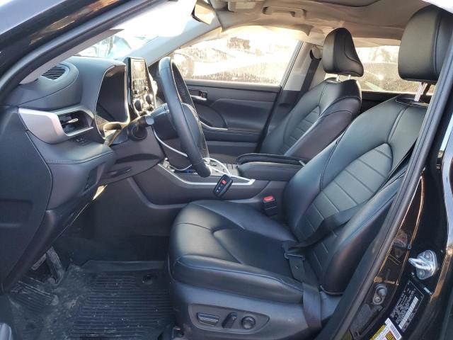 5TDHZRBH1MS131487 - 2021 TOYOTA HIGHLANDER XLE BLACK photo 7