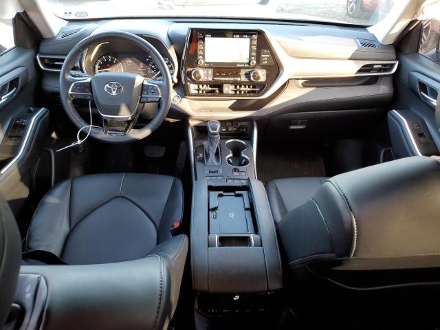 5TDHZRBH1MS131487 - 2021 TOYOTA HIGHLANDER XLE BLACK photo 8