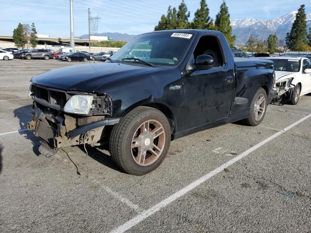 2FTZF07392CA35492 - 2002 FORD F150 SVT LIGHTNING BLACK photo 1