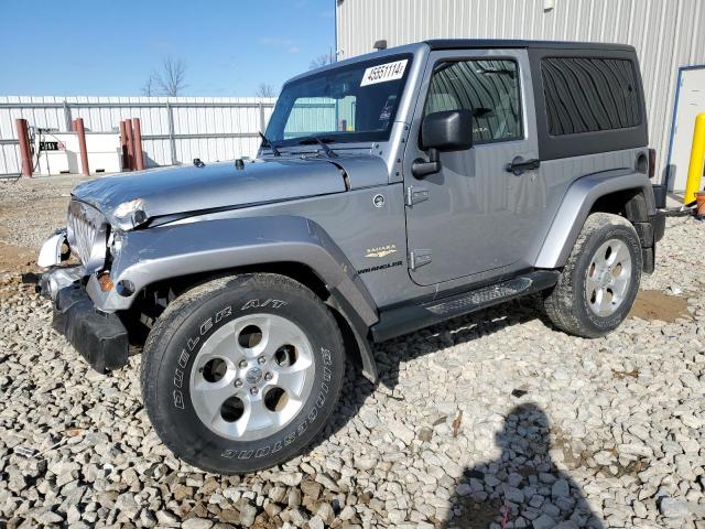 1C4AJWBG9DL679186 - 2013 JEEP WRANGLER SAHARA SILVER photo 1