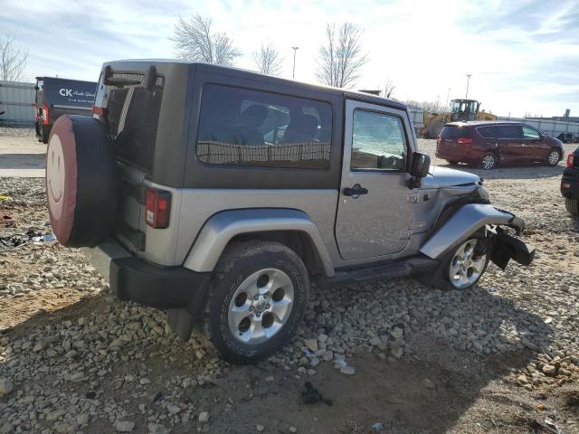 1C4AJWBG9DL679186 - 2013 JEEP WRANGLER SAHARA SILVER photo 3