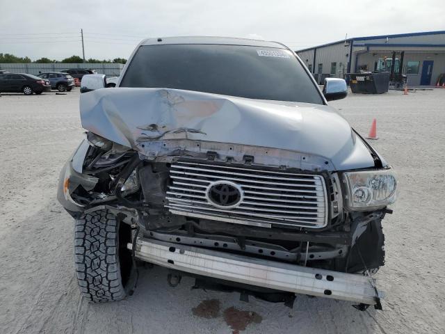 5TFFY5F15DX141627 - 2013 TOYOTA TUNDRA CREWMAX LIMITED SILVER photo 5