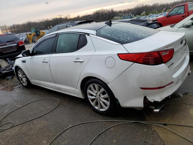 5XXGN4A72FG385362 - 2015 KIA OPTIMA EX WHITE photo 2